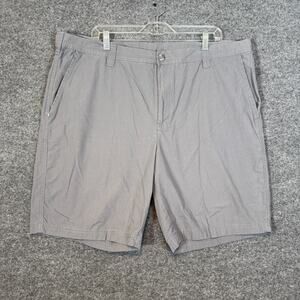 Columbia Shorts Mens 42 Gray Chino Outdoors Casual Pockets Hiking Camping